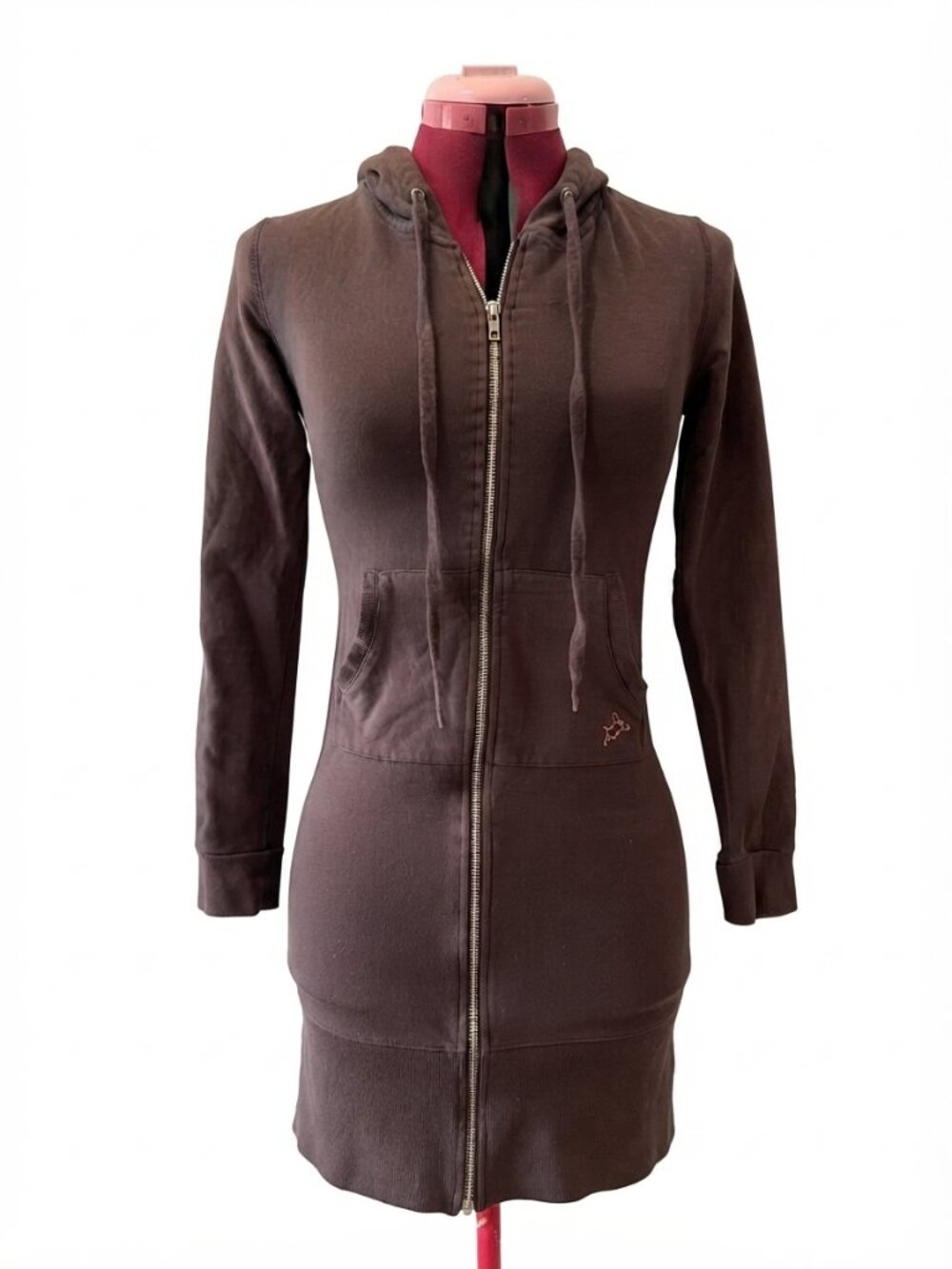 Nitrogen Long Full-Zip Hoodie Dress